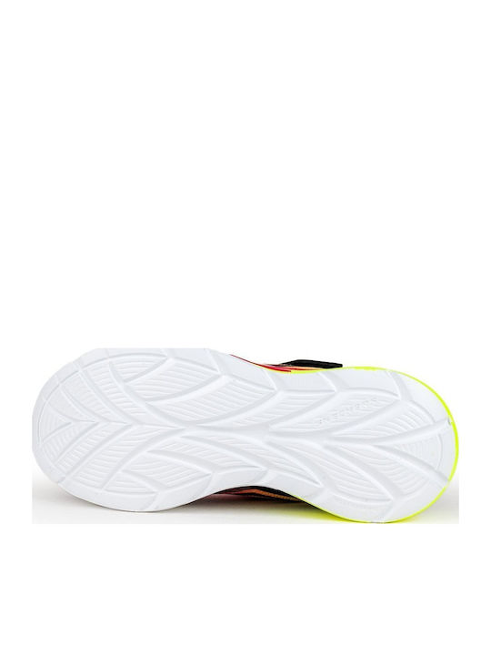 Lighted Gore Kids Sneakers with Scratch & Lights Black