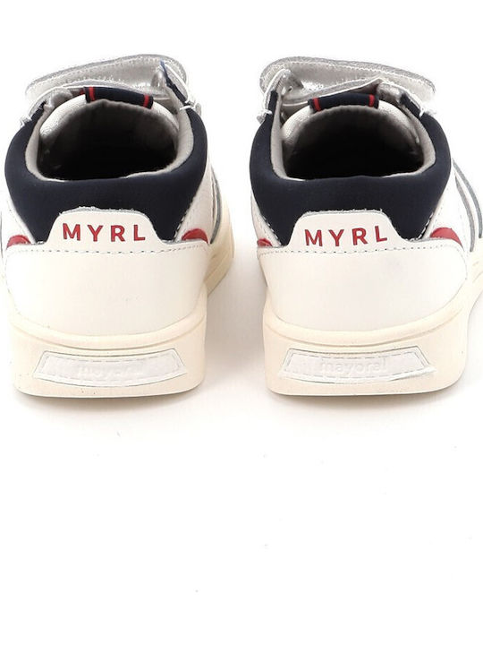 City Kids Sneakers with Scratch White