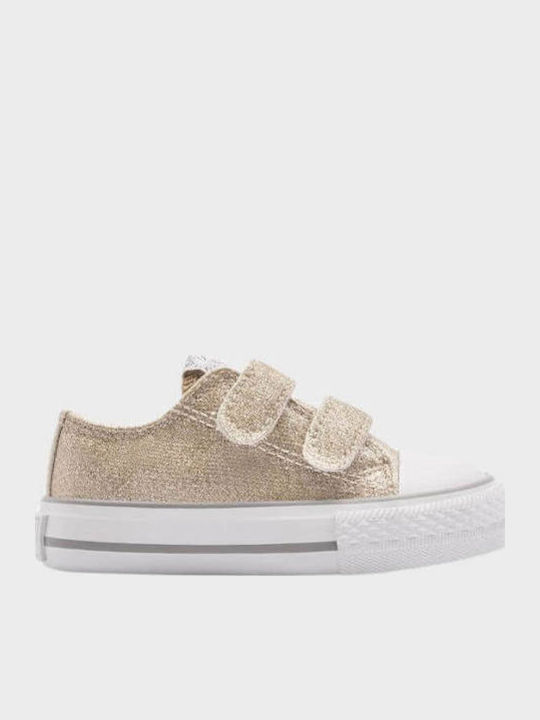 Kids Sneakers with Scratch Gold