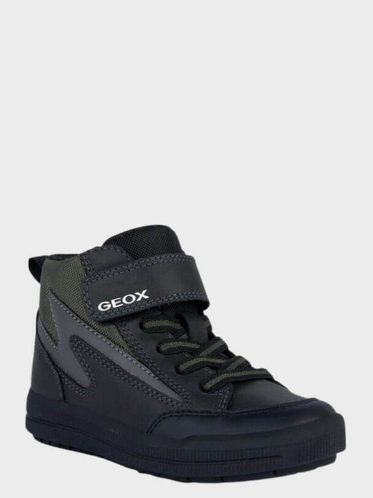 J Arzach Boy Kids Boots with Velcro Black