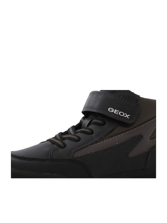 J Arzach Boy Kids Boots with Velcro Black