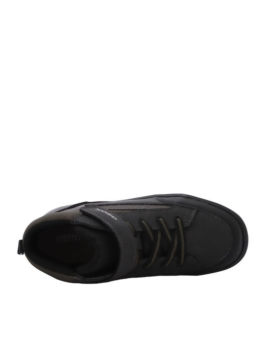 J Arzach Boy Kids Boots with Velcro Black