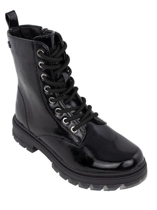 Kids Boots with Zipper Black