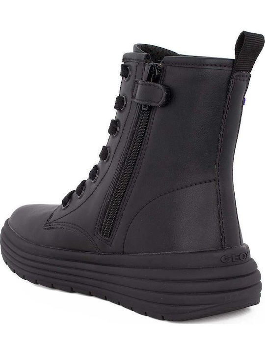 Phaolae Kids Boots with Zipper Black