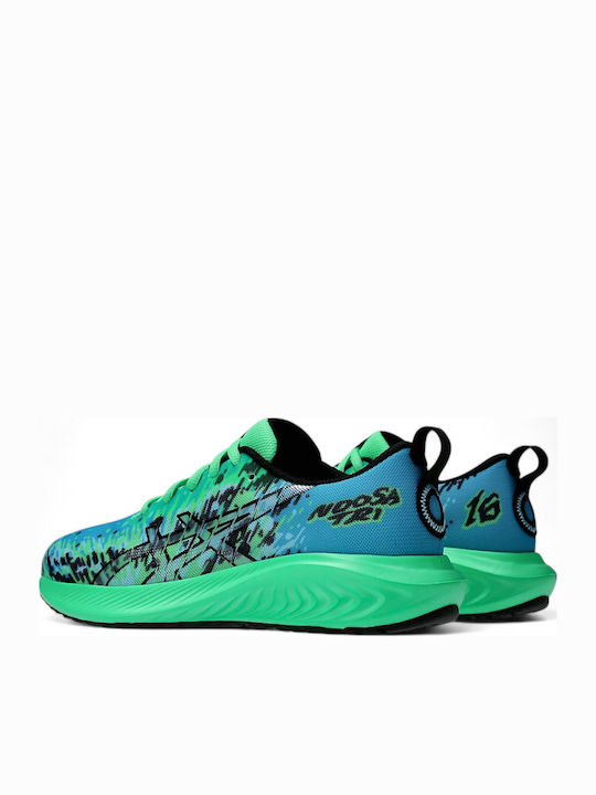 Gs Gel Noosa Tri 16 Kids Sports Shoes Running with Laces Green