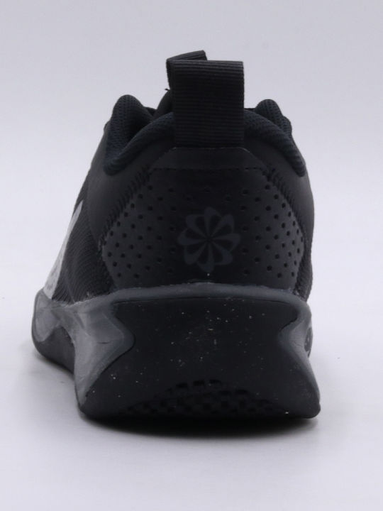 Omni Multi-Court Kids Sports Shoes Running with Laces Black
