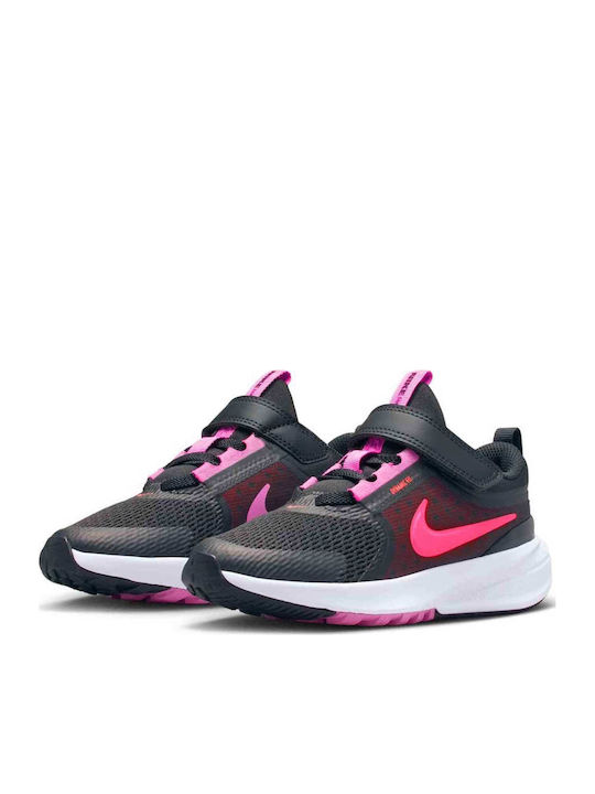 Star Runner Star Runner Kids Sports Shoes Running with Hoop & Loop Closure Black