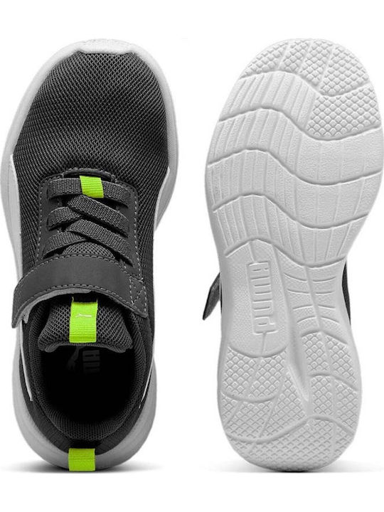 Rickie Runner Ac+ Αθλητικά Παιδικά Παπούτσια Running με Σκρατς Dark Grey-Lime-White