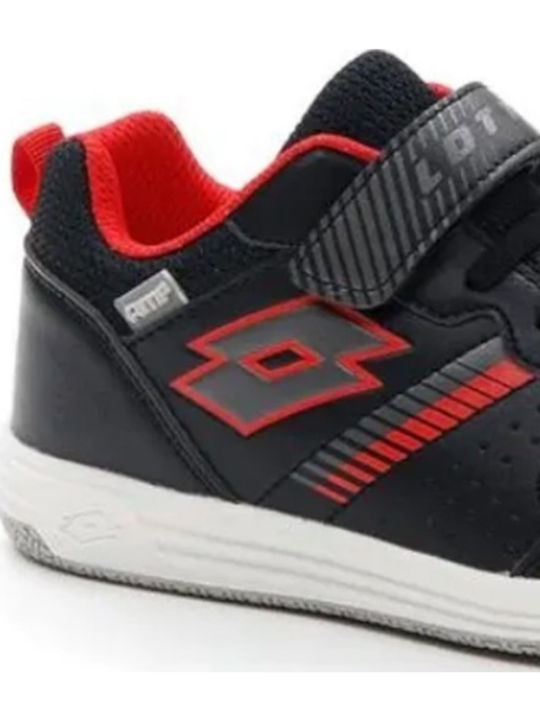 Set Ace XVII CL SL Αθλητικά Παιδικά Παπούτσια Τέννις με Σκρατς Μαύρα
