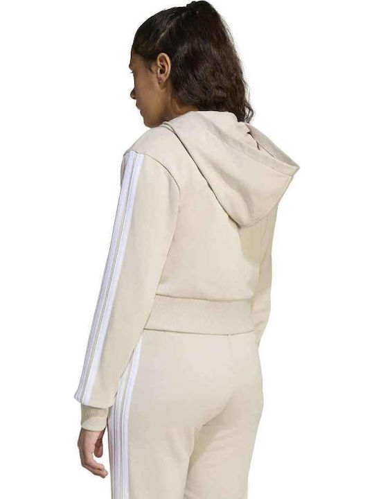 adidas Παιδική Ζακέτα Essentials 3-stripes Aluminum