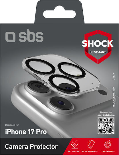 SBS Προστασία Κάμερας Tempered Glass Διάφανο για το iPhone 17 Pro
