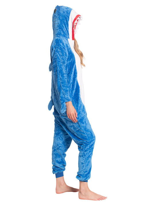 Winter Women's Blue Onesie Pajama