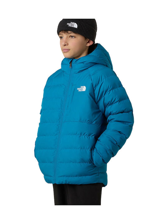 Reversible Perrito Kinderjacken & Winterjacken Doppelseitig mit Kapuzen-Blau