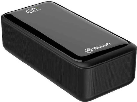 Tellur PD303 Външна Батерия 30000mAh 22.5W Power Delivery Бързо Зареждане Черна