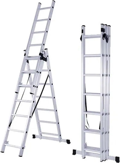 Veritas Dreifach Kombinationsleiter Aluminium