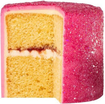 Rosa Glitzer-Halazien Iridizierende Magic Sparkles Pme 3g