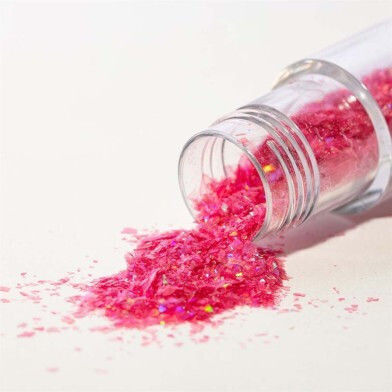 Rosa Glitzer-Halazien Iridizierende Magic Sparkles Pme 3g