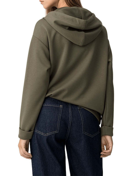 Women's Sweatshirt Hooded Olive