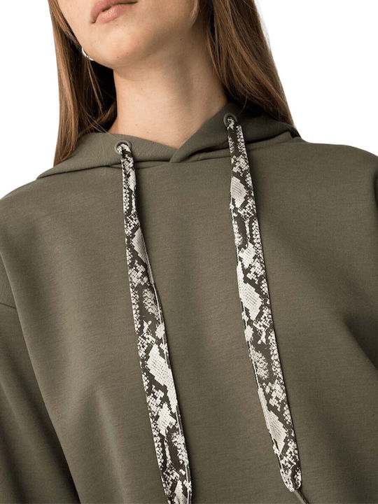 Women's Sweatshirt Hooded Olive