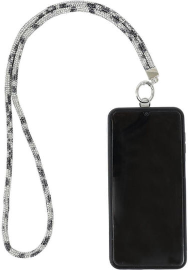Animal Print Aksesori für Handy Silbern