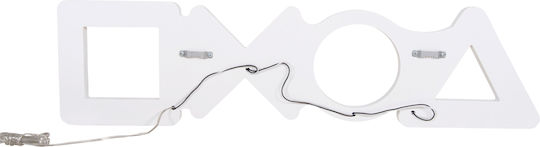 HomeMarkt Game Controls Dekorative Lampe Abbildung Weiß