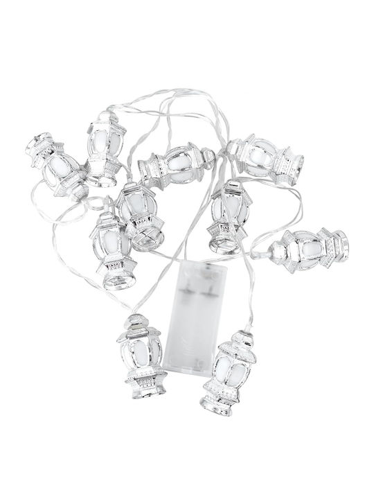 10 Lichter LED 1.65m. Warmes Weiß Batterie in Zeichenfolge 1Stück 10 Lichter LED 1.65m. Warmes Weiß Batterie in Zeichenfolge 1Stück