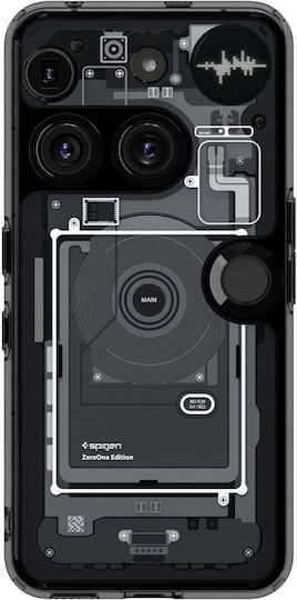 Spigen Ultra Hybrid Zero One Back Cover Σιλικόνης / Πλαστικό Μαύρο (Nothing Phone (3))