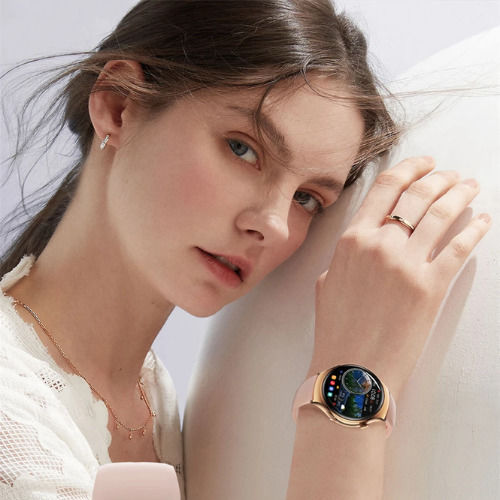 M11 Pink Smartwatch with Heart Rate Monitor (Pink)