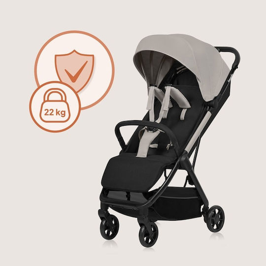 Lionelo Julie Air Καρότσι Μωρού Kατάλληλο για Nεογέννητο Beige Sand