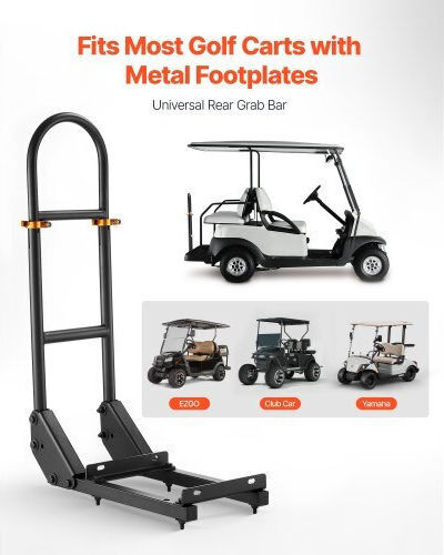 Vevor Rear Seat Handle Bar Golf Cart Metal Platforms Cwzgpjsj2753vlcqw001v0