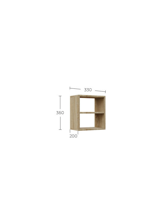 Raft Perete Reno Sonoma 33x20x36cm