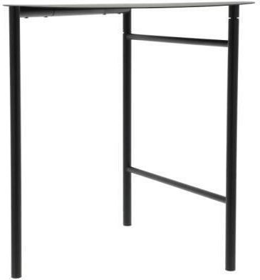 Disc Round Dining Room Table Collapsible Black