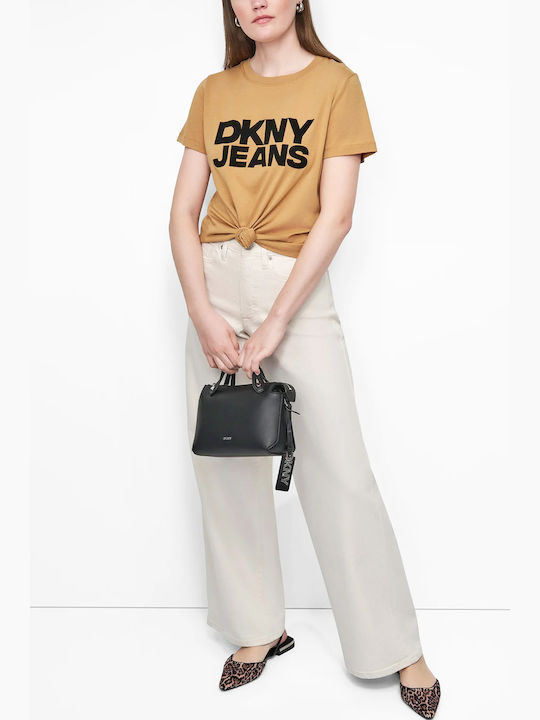 Logo Women's T-shirt Brown