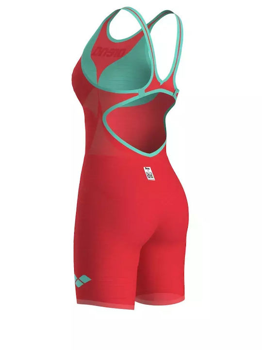 Arena Powerskin Carbon Air2 Le Ob 006341-120 Femeiesc Costum de Baie de Competiție Întreg pentru Înot Portocaliu