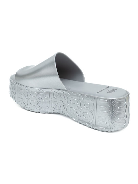 Damenplattformen Silber