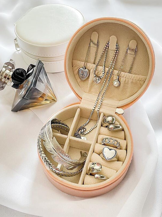 Awear Travel Jewellery Box White