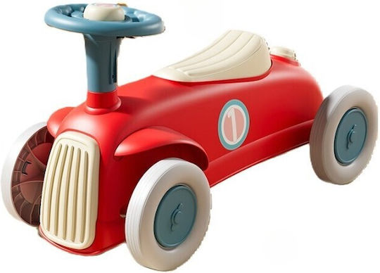 Mașinuță Ride On pentru 12+ luni cu sunete roșie