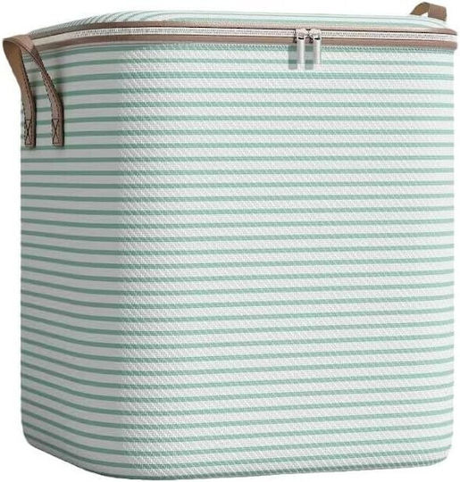Plastic Storage Box with Lid Green 50x40x50cm 1pcs