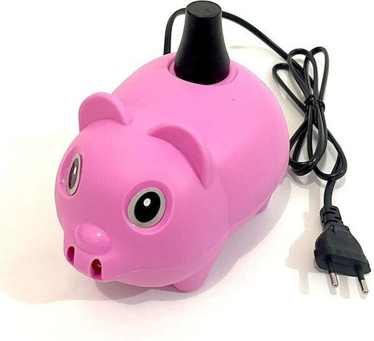 Electric Balloon Inflator Pump 380 W Plastic Pig Model Pink