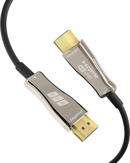 EFB Cable HDMI male - HDMI male 50m Black