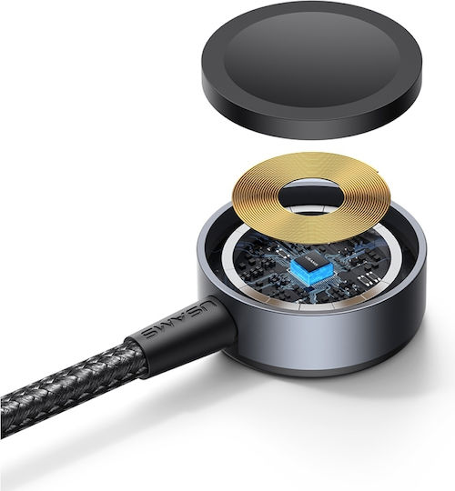 Usams Huan Series SJ754 72W USB-C to USB-C Cable + USB-C + Wireless Charger Watch Tarnish