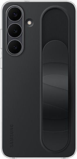 Samsung Standing Grip Back Cover Silicone Black Galaxy S25 FE