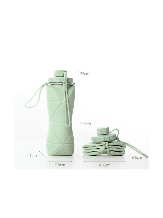 Wasserflasche 600ml Grün