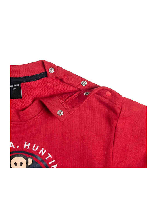 Kids Sweatpants Set Red 2pcs