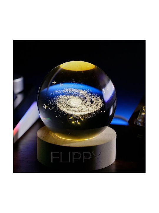 Διακοσμητικό Φωτιστικό LED Θερμό Λευκό Crystal Ball 3εκ.
