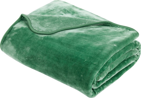 Das Home Blanket Velvet 0293 Green 160x220cm