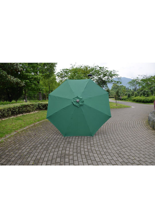 Umbrelă De Aluminiu Verde 2.7x2.7m