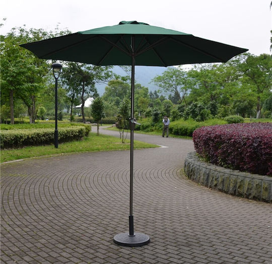 Umbrelă De Aluminiu Verde 2.7x2.7m