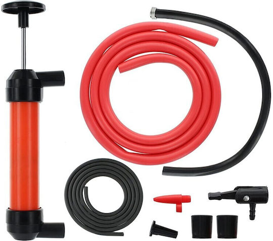 Pompă Manuală de Combustibil Flippy Pompă de Lichide Fabricată din Plastic Durabil Debit 5l Pe Minut 23 × 20 × 3 Cm 380 G Roșie