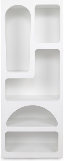 Bibliothek Venus Weiß 60x32x150cm